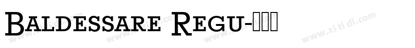 Baldessare Regu字体转换